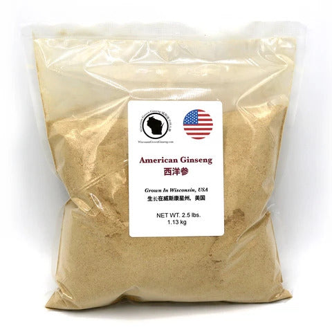 Wisconsin Grown American Ginseng Root Bulk Powder