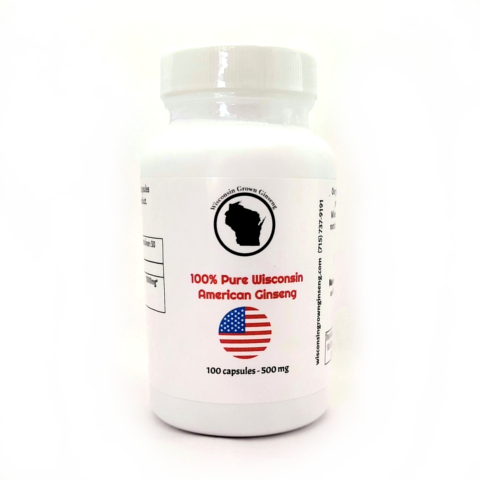    Wisconsin American Ginseng Root Capsules